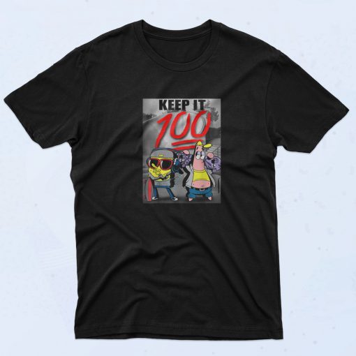 Spongebob SquarePants Keep It 100 T Shirt