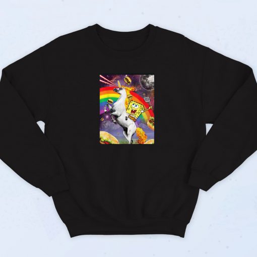 Spongebob SquarePants Unicorn Rainbow Sweatshirt