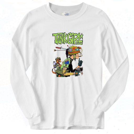 Tank Girl Feminist Charlie Funny Long Sleeve Shirt