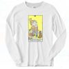 Tarot Card The Cat Lady Long Sleeve Shirt