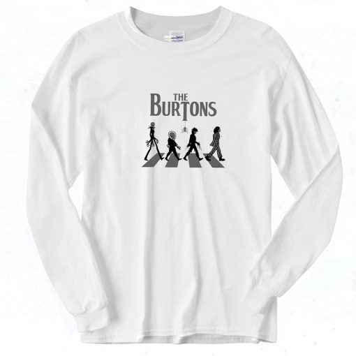 The Burtons Abbey Road Beetlejuice Parody Long Sleeve Shirt