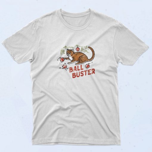 Ball Buster Cat 90s T Shirt