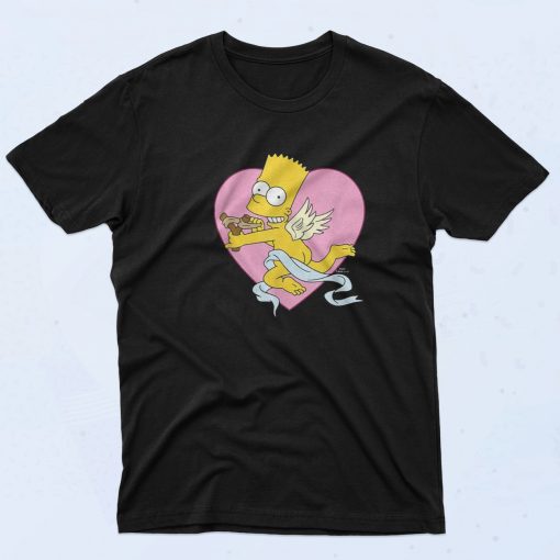 Bart Simpson Cupid Prankster 90s T Shirt