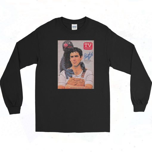 Elliot Gould And Grover Retro Long Sleeve Shirt