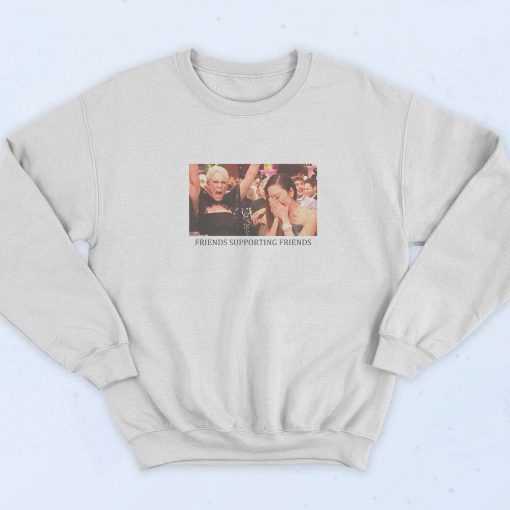 Friends Supporting Friends Retro Sweatshirt