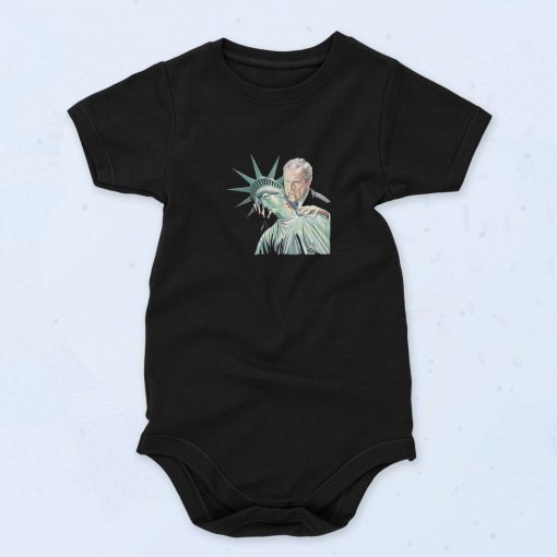 George Bush Statue of Liberty Baby Onesie