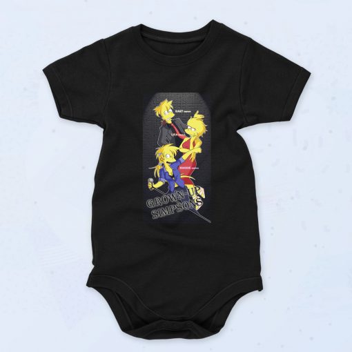 Grown Up the Simpsons Baby Onesie