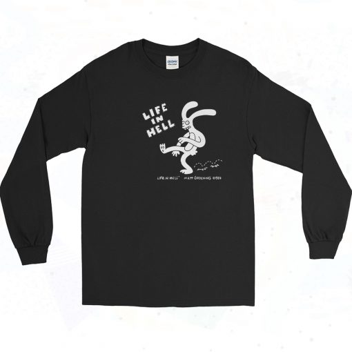 Life In Hell Mat Groening Long Sleeve Shir