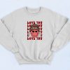 Love You Smiley Graphic Sweatshirt