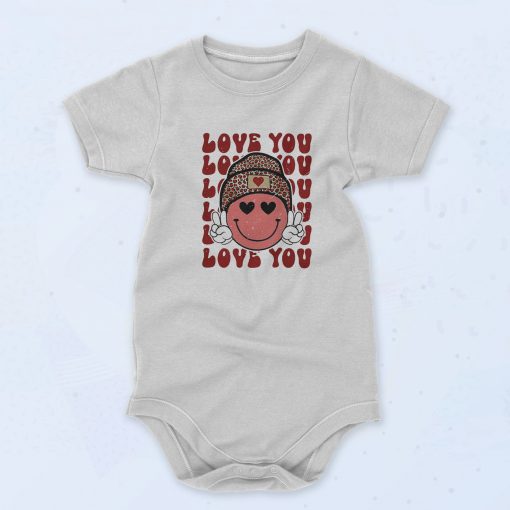 Love You Smiley Unisex Baby Onesie