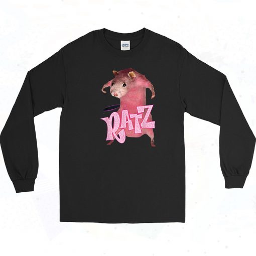 Mouse Ratz Pink Vintage Long Sleeve Shirt