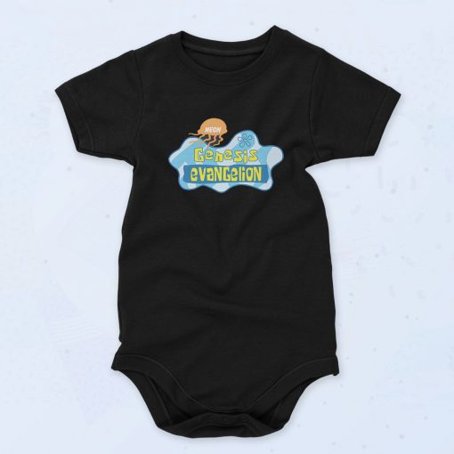 Neon Genesis Evangelion Spongebob Baby Onesie