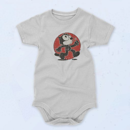 New Felix The Cat Keep Walking Baby Onesie