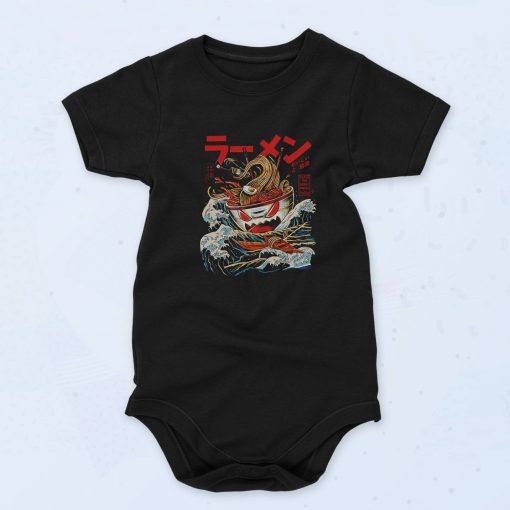 Ramen Noodles Monster Baby Onesie