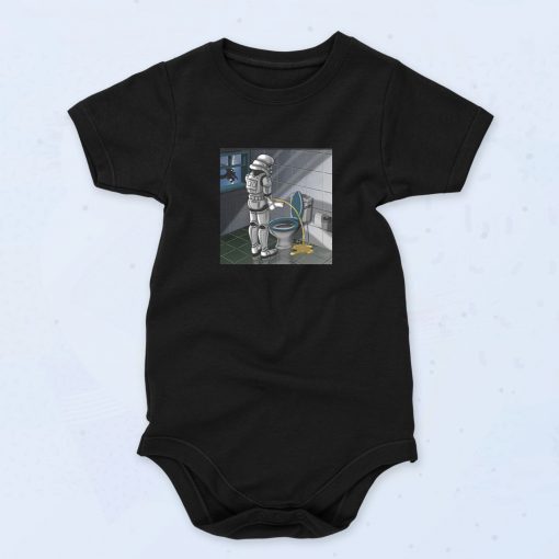 Stormtrooper Peeing Unisex Baby Onesie