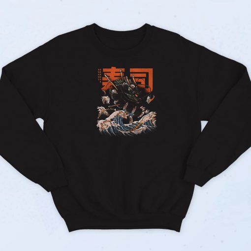 Sushi Dragon Monster Manga Sweatshirt