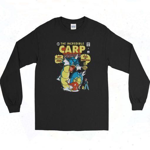 The Incredible Carp Vintage Long Sleeve Shirt