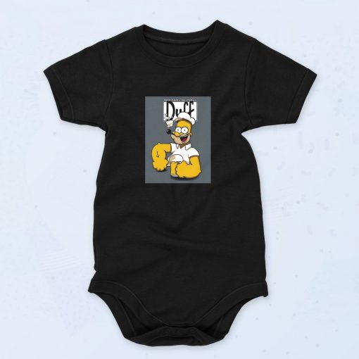 The Simpsons x Popeye Baby Onesie