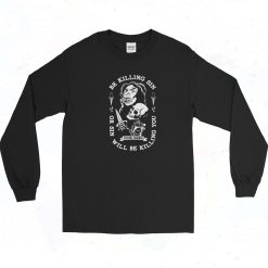 Be Killing Sin Or Sin Vintage Long Sleeve Shirt