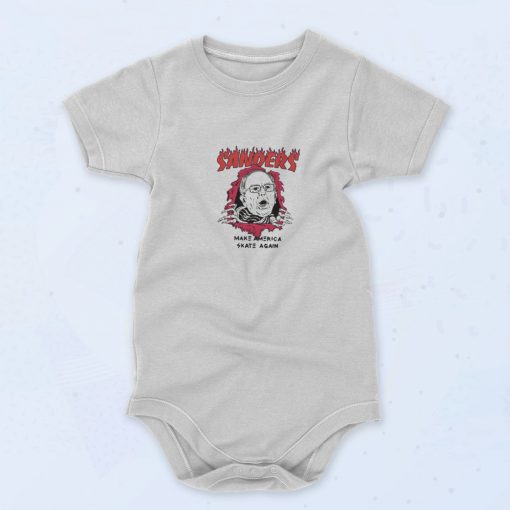 Bernie Sanders Make America Skate Again Baby Onesie