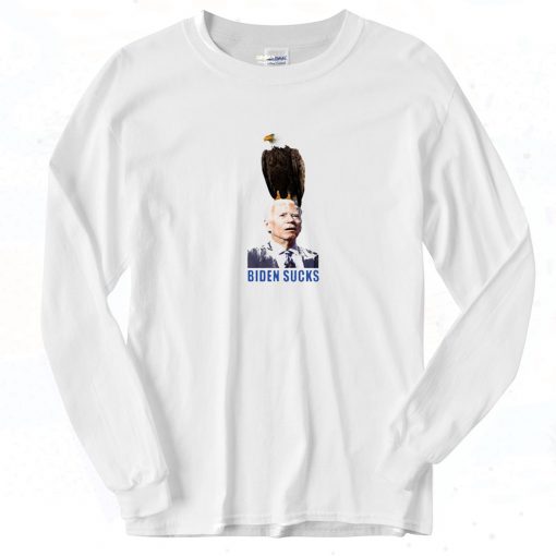 Biden Sucks Eagle Long Sleeve Shirt