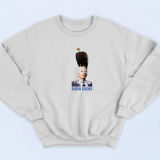 Biden Sucks Eagle Retro Sweatshirt