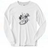 Cowgirl Mermaid Funny Long Sleeve Shirt