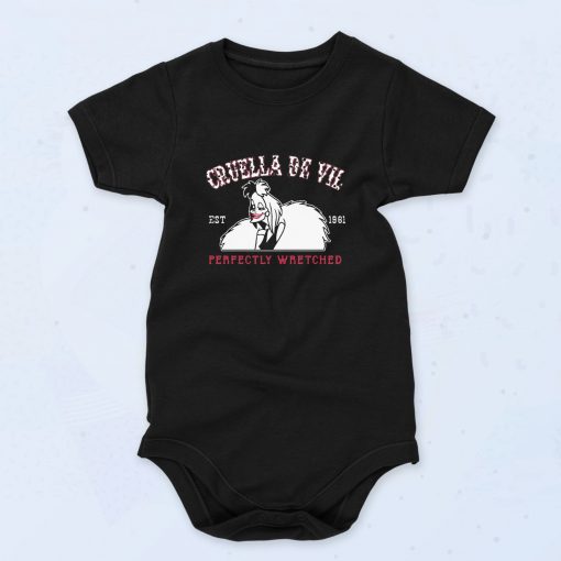 Dalmatians Villains Cruella Perfectly Baby Onesie