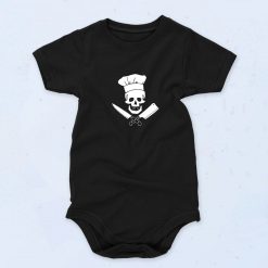 Head Chef Skull Unisex Baby Onesie