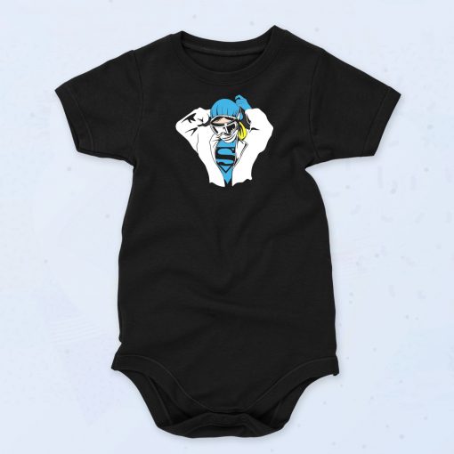 Medical Worker Masked Superhero Baby Onesie