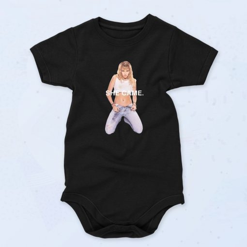 Miley Cyrus She Came Baby Onesie