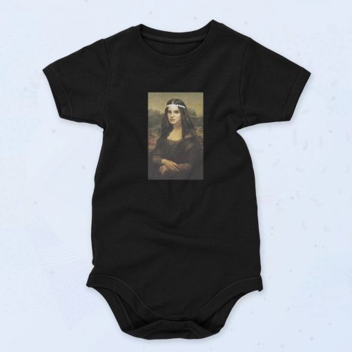 Mona Lisa Da Vinci Parody Lana Del Rey Baby Onesie