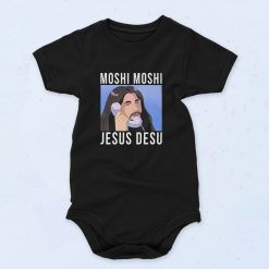 Moshi Moshi Jesus Desu Baby Onesie