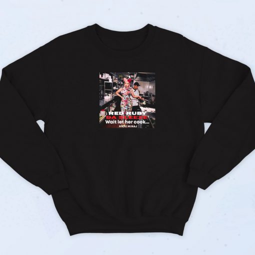 Nicki Minaj Red Ruby Da Sleeze Cook Sweatshirt