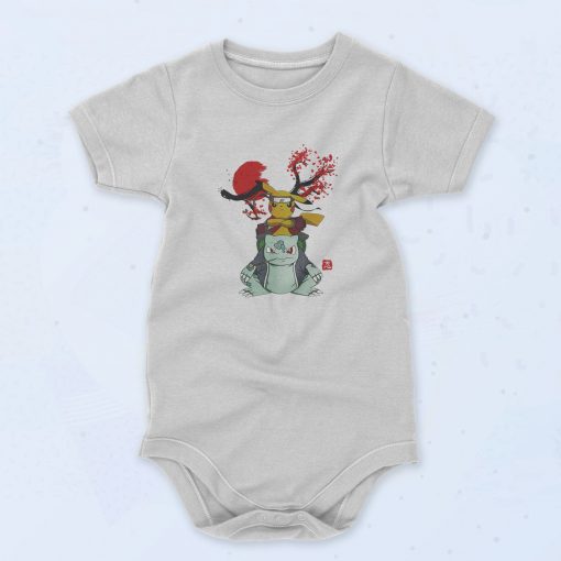 Pikachu And Bulbasaur Mashup Naruto Baby Onesie