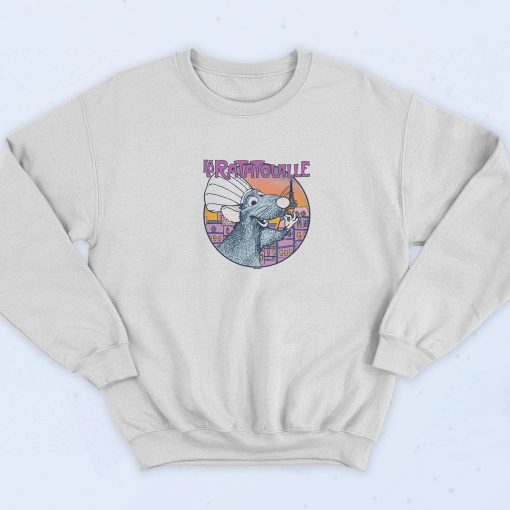 Pixar Ratatouille Remy Paris Disney Sweatshirt