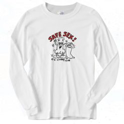 Safe Sex Dick Keith Haring 87 Long Sleeve Shirt