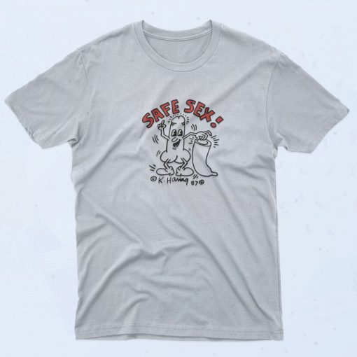 Safe Sex Dick Keith Haring 87 T Shirt