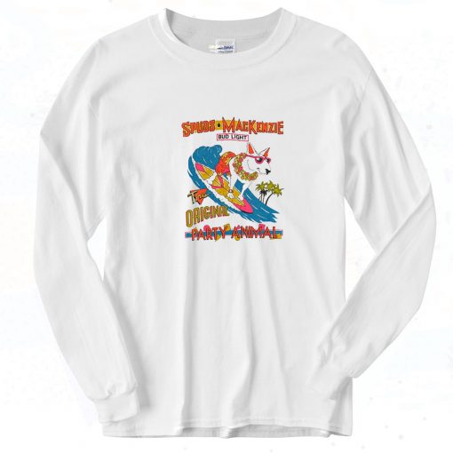 Spuds Mackenzie The Original Party Animal Long Sleeve Shirt