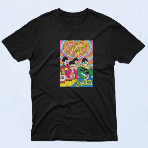 The Beatles All You Need Is Love 90s T Shirt