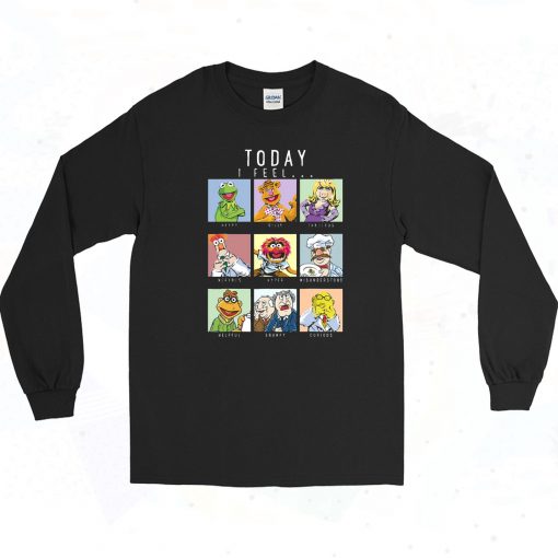 The Muppets Today I Fell Box Up Long Sleeve Shirt