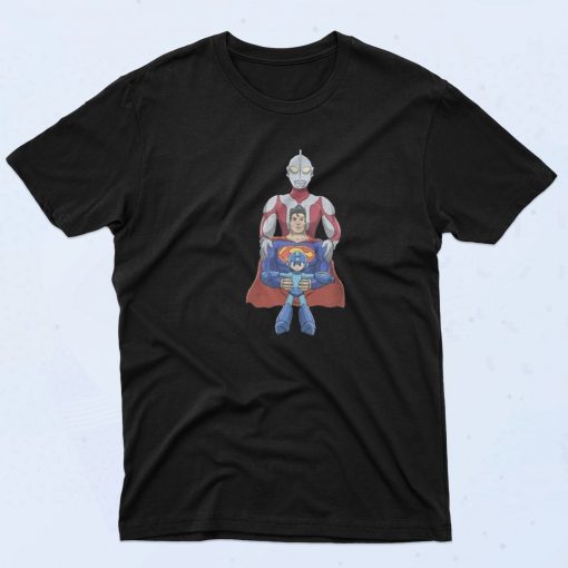 Ultraman Superman Mega Man 90s T Shirt