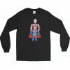 Ultraman Superman Mega Man Parody Long Sleeve Shirt