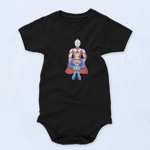 Ultraman Superman Mega Man Unisex Baby Onesie