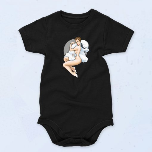 Wampa Pinup features Princess Leia BAby Onesie