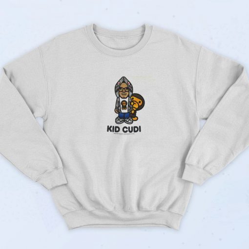 Bape × Kid Cudi Rapper Sweatshirt