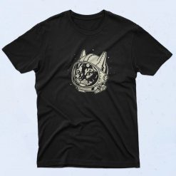 Black Astro Cat 90s T Shirt