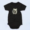 Black Astro Cat Unisex Baby Onesie