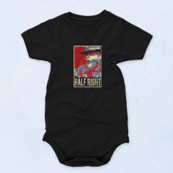 Half Right Unisex Baby Onesie