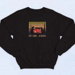 Hey Look A Menu Bears Camping Classic Sweatshirt